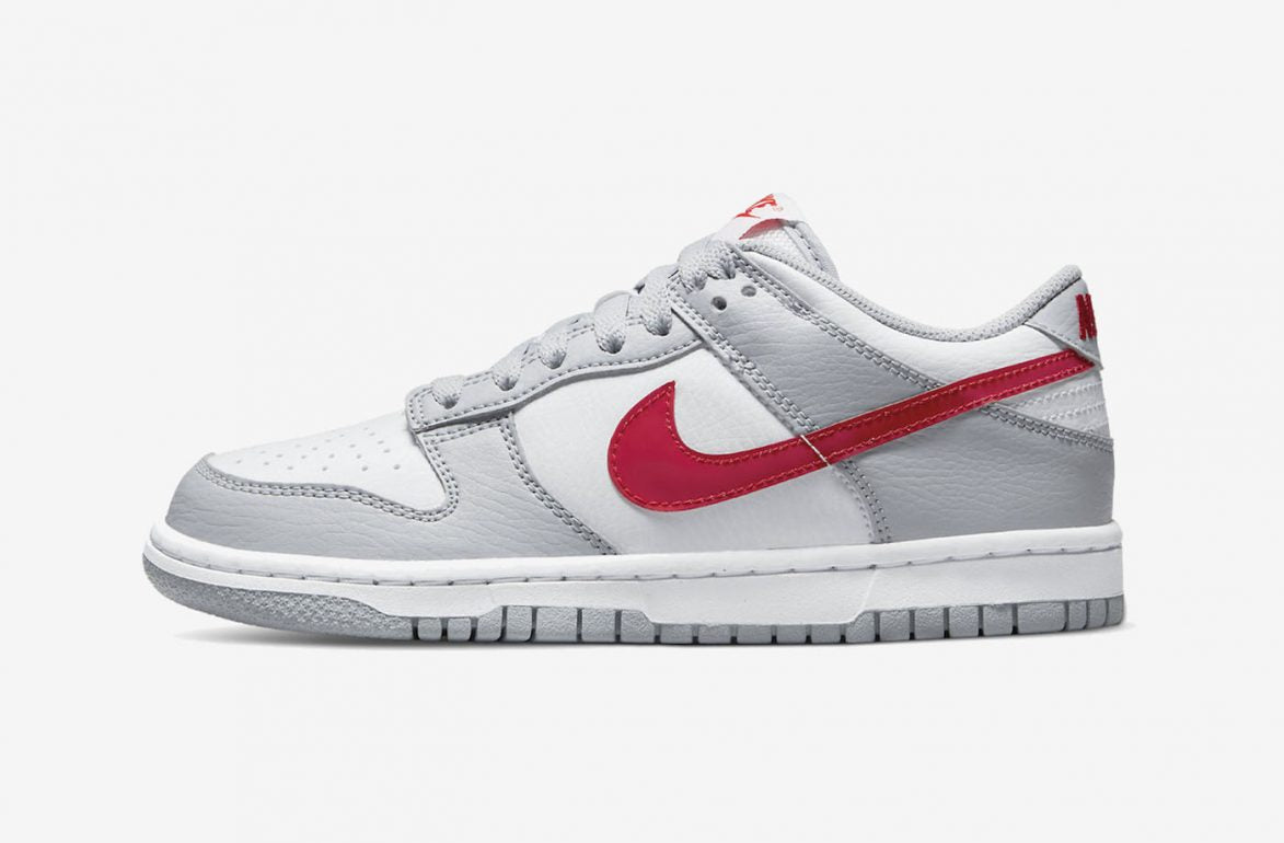 AJ Low Grey Red Dunk